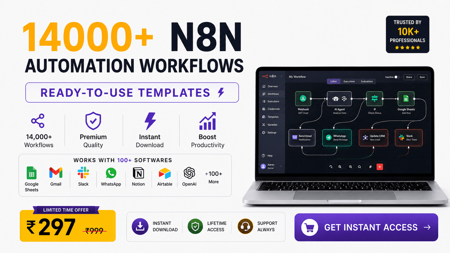 14,000+ Proven N8N Automation Workflows π - ByteCart
