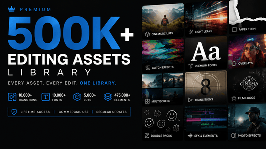 500K+ Cinematic Editing Asset Library - ByteCart