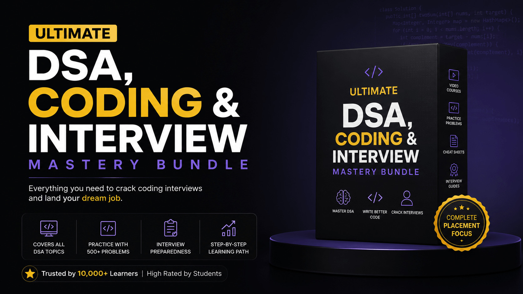 Ultimate DSA, Coding & Interview Mastery Bundle - ByteCart